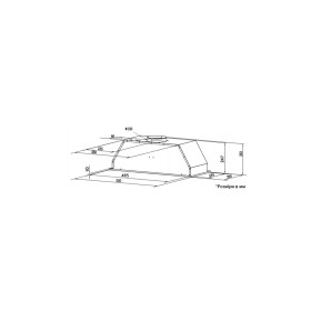 Вытяжка кухонная Interline WIND BL A/60/GL/ST