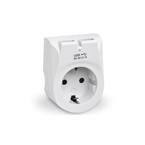Зарядний пристрій REAL-EL 2*USB 10W (CS-25) Зарядний пристрій REAL-EL 2*USB 10W (CS-25)