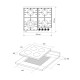 Варочна поверхня Pyramida PFG 604 T BL B Варочна поверхня Pyramida PFG 604 T BL B