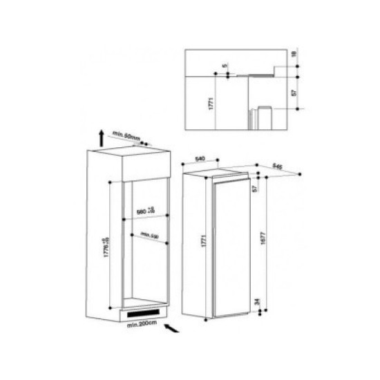 Морозильная камера Whirlpool AFB1840A+ Морозильная камера Whirlpool AFB1840A+