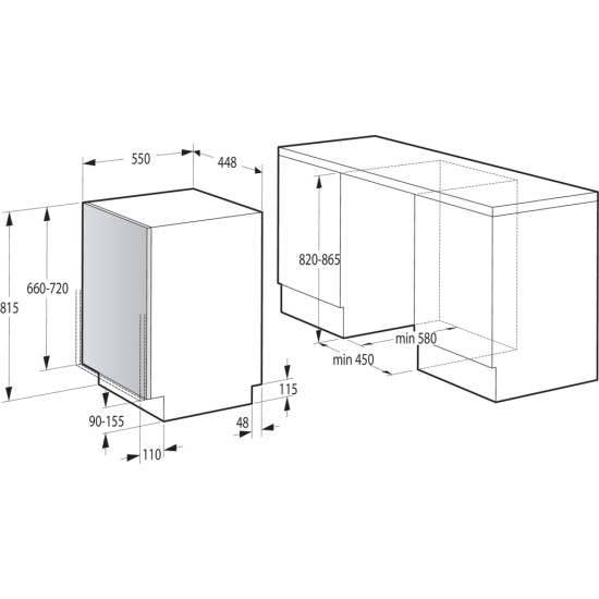 Посудомоечная машина Gorenje GV520E10S Посудомоечная машина Gorenje GV520E10S