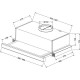 Витяжка кухонна Eleyus BREEZE G 700 60 BL Витяжка кухонна Eleyus BREEZE G 700 60 BL