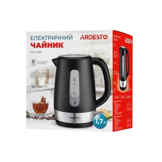 Електрочайник Ardesto EKL-F19B Електрочайник Ardesto EKL-F19B