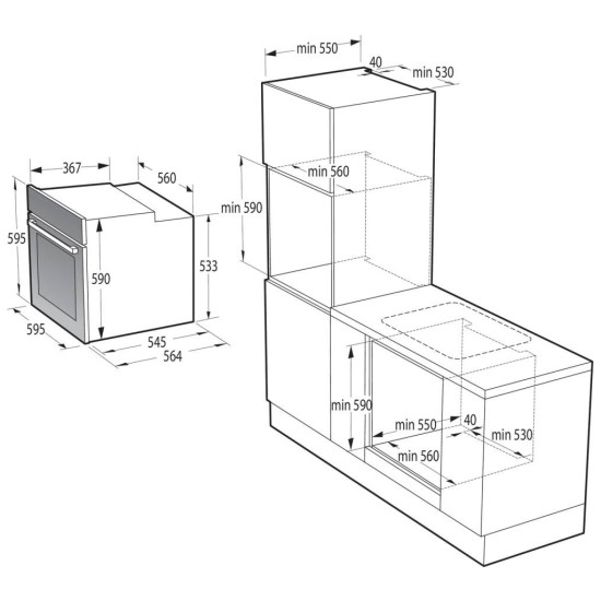 Духова шафа Gorenje BO6727E03WG Духова шафа Gorenje BO6727E03WG