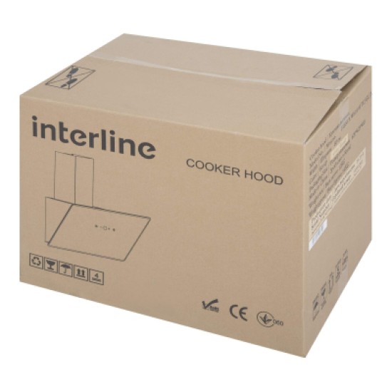 Витяжка кухонна Interline FIESTA WH A 60 TC/GL/A Витяжка кухонна Interline FIESTA WH A 60 TC/GL/A