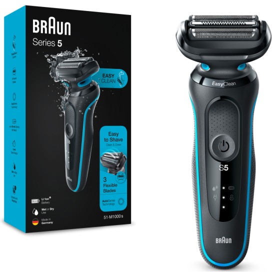 Електробритва Braun Series 5 51-M1000s BLACK / MINT Електробритва Braun Series 5 51-M1000s BLACK / MINT
