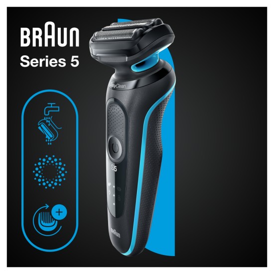 Електробритва Braun Series 5 51-M1000s BLACK / MINT Електробритва Braun Series 5 51-M1000s BLACK / MINT