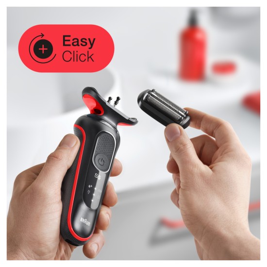 Електробритва Braun Series 5 51-R1000s BLACK / RED Електробритва Braun Series 5 51-R1000s BLACK / RED
