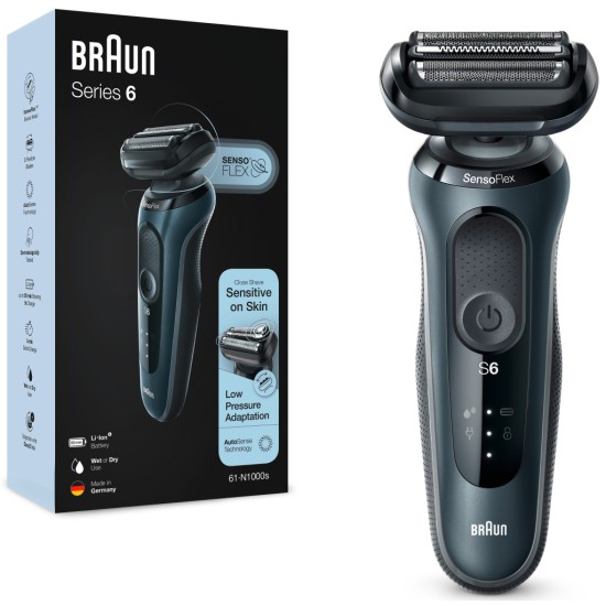 Електробритва Braun Series 6 61-N1000s BLACK / BLACK Електробритва Braun Series 6 61-N1000s BLACK / BLACK