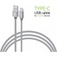 Дата кабель USB 2.0 AM to Type-C 1.0m CBGNYT1 grey Intaleo (1283126489136) Дата кабель USB 2.0 AM to Type-C 1.0m CBGNYT1 grey Intaleo (1283126489136)