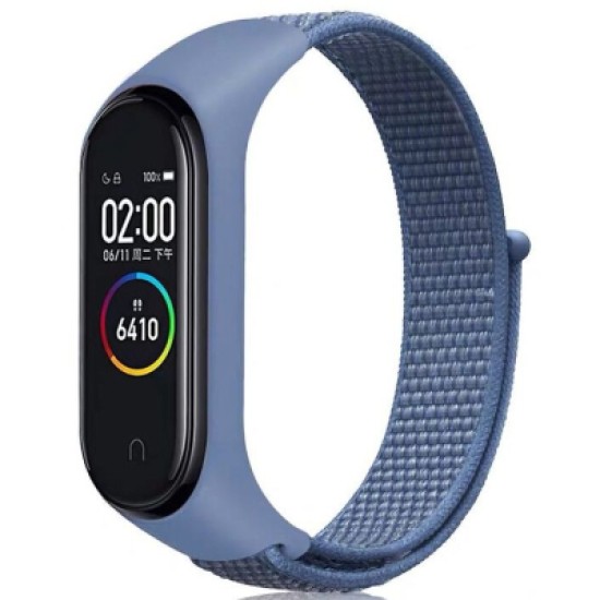 Ремінець до фітнес браслета BeCover Nylon Style для Xiaomi Mi Smart Band 5/6 Blue (705417) Ремінець до фітнес браслета BeCover Nylon Style для Xiaomi Mi Smart Band 5/6 Blue (705417)