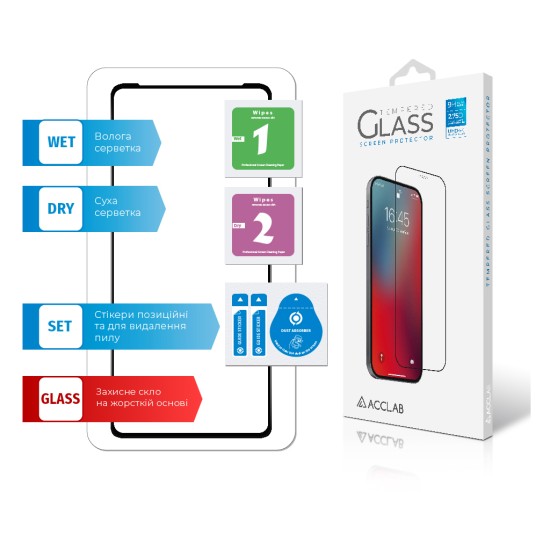 Скло захисне ACCLAB Full Glue MOTO EDGE 30 Pro 5G (1283126528545) Скло захисне ACCLAB Full Glue MOTO EDGE 30 Pro 5G (1283126528545)