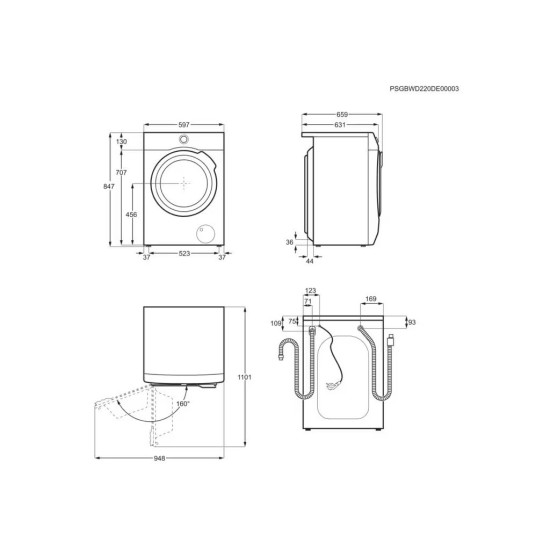 Пральна машина Electrolux EW7F249PSU Пральна машина Electrolux EW7F249PSU
