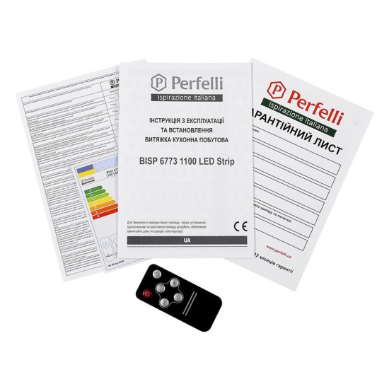 Вытяжка кухонная Perfelli BISP 6773 WH 1100 LED Strip Вытяжка кухонная Perfelli BISP 6773 WH 1100 LED Strip