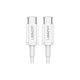 Дата кабель USB-C to USB-C 2.0m 18W US264 White Ugreen (60520) Дата кабель USB-C to USB-C 2.0m 18W US264 White Ugreen (60520)