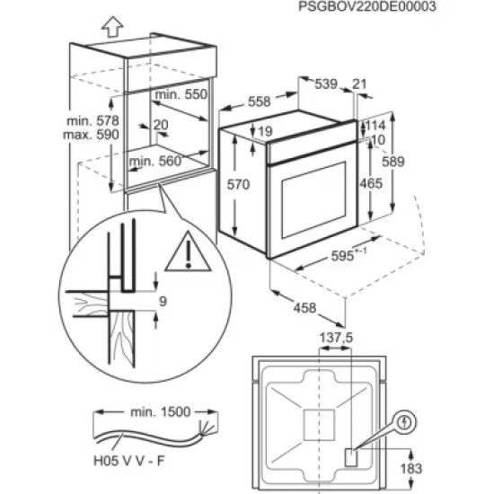 Духова шафа Zanussi ZOHEE2X2 Духова шафа Zanussi ZOHEE2X2
