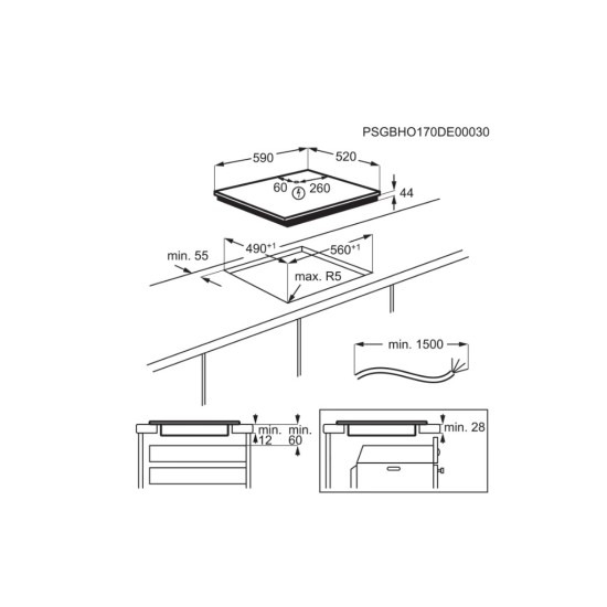 Варочная поверхность Electrolux CIR60433 Варочная поверхность Electrolux CIR60433