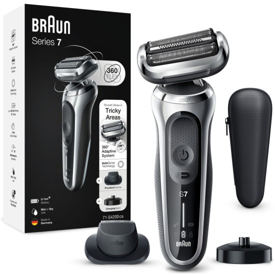Електробритва Braun Series 7 71-S4200cs SILVER / BLACK Електробритва Braun Series 7 71-S4200cs SILVER / BLACK