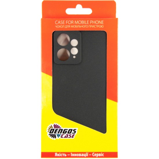 Чохол до мобільного телефона Dengos Carbon Xiaomi Redmi Note 12 4g (black) (DG-TPU-CRBN-175) Чохол до мобільного телефона Dengos Carbon Xiaomi Redmi Note 12 4g (black) (DG-TPU-CRBN-175)