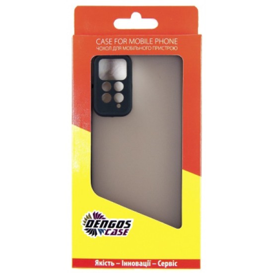 Чохол до мобільного телефона Dengos Matte Xiaomi Redmi Note 12 Pro 4g (black) (DG-TPU-MATT-122) Чохол до мобільного телефона Dengos Matte Xiaomi Redmi Note 12 Pro 4g (black) (DG-TPU-MATT-122)