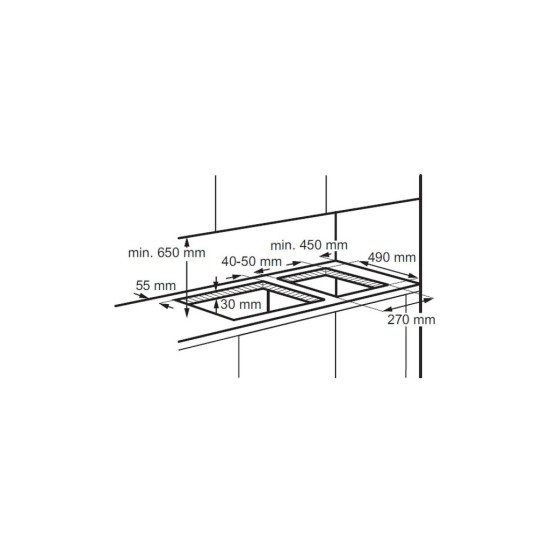 Варочна поверхня Electrolux EGC3322NVK Варочна поверхня Electrolux EGC3322NVK