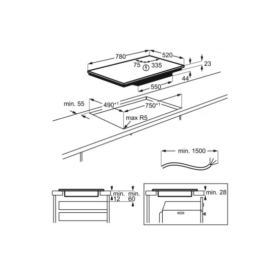 Варочная поверхность AEG IAE84431FB Варочная поверхность AEG IAE84431FB