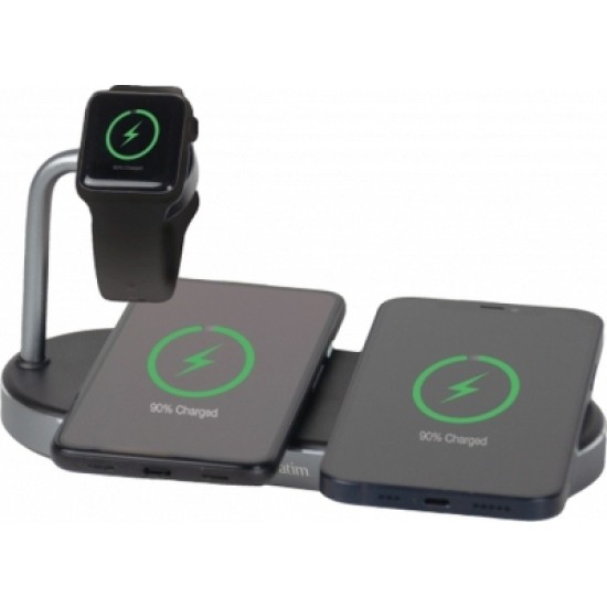 Зарядное устройство Verbatim 3in1 Apple Watch and Dual iPhone Charging Stand (49557) Зарядное устройство Verbatim 3in1 Apple Watch and Dual iPhone Charging Stand (49557)