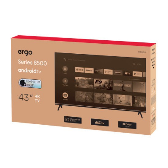 Телевізор Ergo 43GUS8555 Телевізор Ergo 43GUS8555