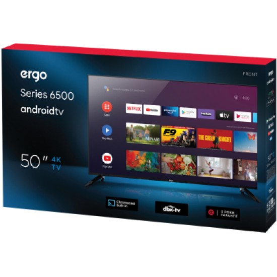 Телевізор Ergo 50GUS6500 Телевізор Ergo 50GUS6500