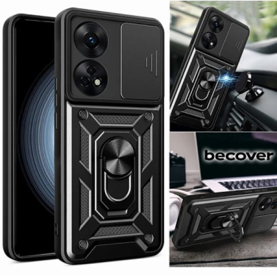 Чохол до мобільного телефона BeCover Military Oppo Reno8 T Black (710023) Чохол до мобільного телефона BeCover Military Oppo Reno8 T Black (710023)