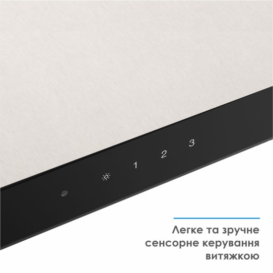 Вытяжка кухонная Eleyus ONIX 1200 LED 60 IS+BL Вытяжка кухонная Eleyus ONIX 1200 LED 60 IS+BL