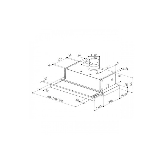 Вытяжка кухонная Faber Flexa Ng Hip Bk A60 (315.0635.109) Вытяжка кухонная Faber Flexa Ng Hip Bk A60 (315.0635.109)