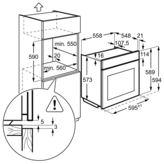 Духова шафа Electrolux LOD6C77WZ Духова шафа Electrolux LOD6C77WZ