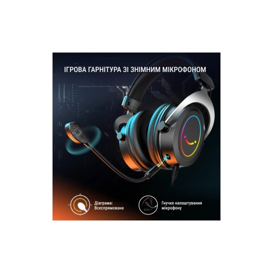 Навушники Fifine H3 RGB Black (H3) Навушники Fifine H3 RGB Black (H3)