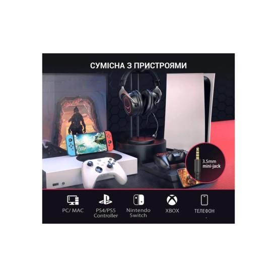 Навушники Fifine H3 RGB Black (H3) Навушники Fifine H3 RGB Black (H3)