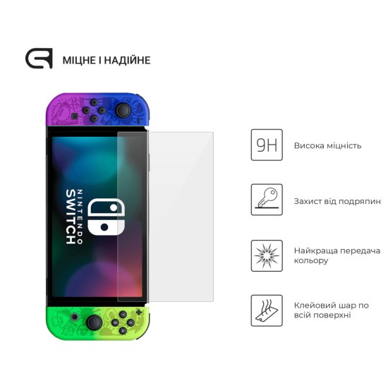 Стекло защитное Armorstandart Nintendo Switch OLED (ARM74480) Стекло защитное Armorstandart Nintendo Switch OLED (ARM74480)