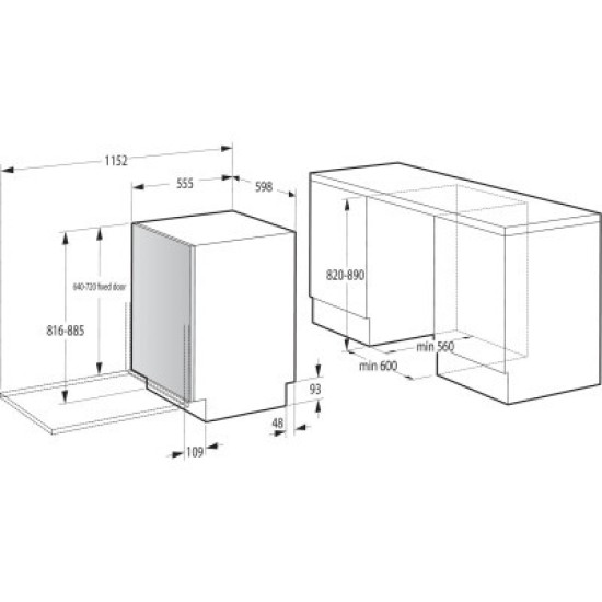 Посудомийна машина Gorenje GV643E90 Посудомийна машина Gorenje GV643E90