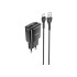 Зарядное устройство HOCO C88A Star round dual port charger set(Type-C) Black (6931474749543)