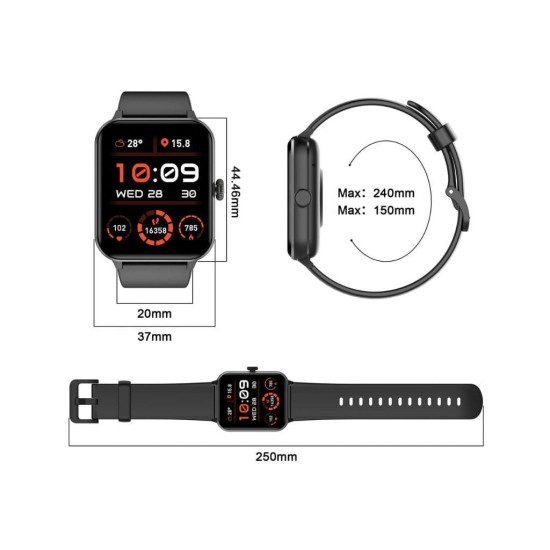 Смарт-годинник Blackview R50 Black (6931548317517) Смарт-годинник Blackview R50 Black (6931548317517)