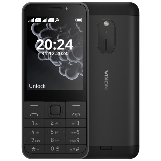 Мобільний телефон Nokia 230 DS 2024 Black Мобільний телефон Nokia 230 DS 2024 Black