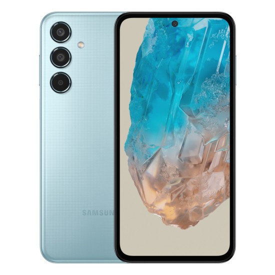 Мобільний телефон Samsung Galaxy M35 5G 6/128GB Light Blue (SM-M356BLBBEUC) Мобільний телефон Samsung Galaxy M35 5G 6/128GB Light Blue (SM-M356BLBBEUC)