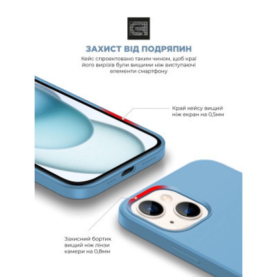 Чехол для мобильного телефона Armorstandart ICON2 MagSafe Apple iPhone 15 Light Blue (ARM77012) Чехол для мобильного телефона Armorstandart ICON2 MagSafe Apple iPhone 15 Light Blue (ARM77012)