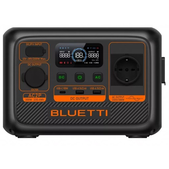 Зарядная станция BLUETTI AC2P 300W (AC2P) Зарядная станция BLUETTI AC2P 300W (AC2P)