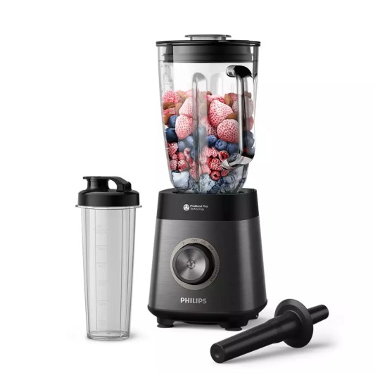 Блендер Philips стаціонарний Series 5000, 1200Вт, чаша-2000мл, скло, склянка в ко (HR3041/00) Блендер Philips стаціонарний Series 5000, 1200Вт, чаша-2000мл, скло, склянка в ко (HR3041/00)