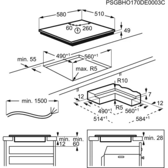Варочная поверхность AEG IKE64441IB Варочная поверхность AEG IKE64441IB