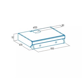 Вытяжка кухонная Cata F 2060 bk