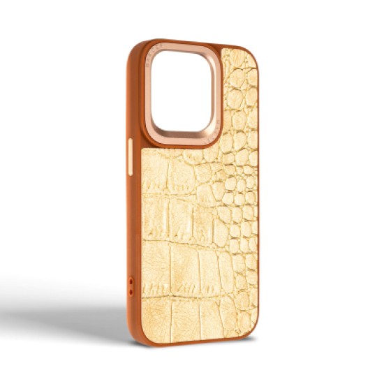 Чохол до мобільного телефона Harder Crocosaur Apple iPhone 14 Pro Beige (ARM76721) Чохол до мобільного телефона Harder Crocosaur Apple iPhone 14 Pro Beige (ARM76721)