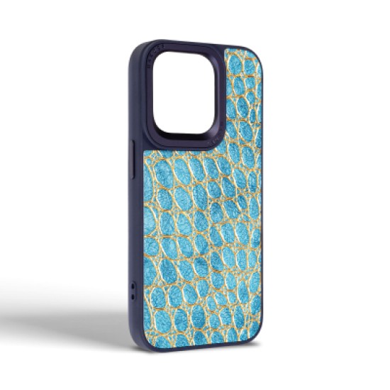 Чохол до мобільного телефона Harder Crocosaur Apple iPhone 14 Pro Blue (ARM76724) Чохол до мобільного телефона Harder Crocosaur Apple iPhone 14 Pro Blue (ARM76724)