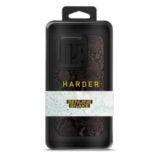 Чехол для мобильного телефона Harder Genuine Snake Apple iPhone 15 Pro Black (ARM76783) Чехол для мобильного телефона Harder Genuine Snake Apple iPhone 15 Pro Black (ARM76783)