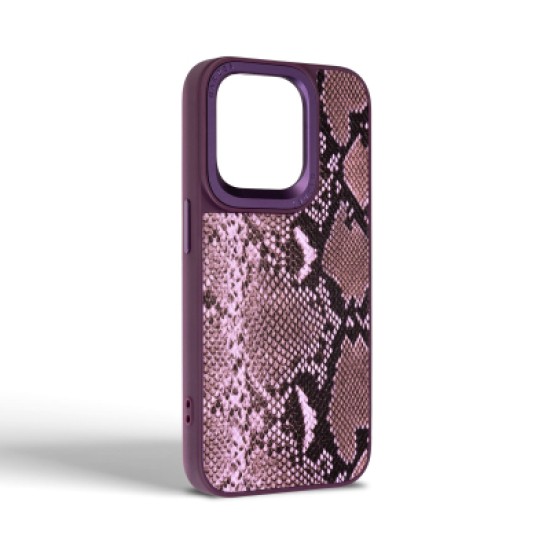 Чохол до мобільного телефона Harder Genuine Snake Apple iPhone 15 Pro Dark Purple (ARM76782) Чохол до мобільного телефона Harder Genuine Snake Apple iPhone 15 Pro Dark Purple (ARM76782)